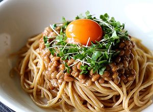 超簡単！全粒粉スパゲッティの納豆パスタ-レシピのメイン写真