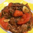 簡単*牛肉とトマトのオイスターソース炒め