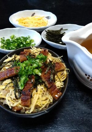 簡単　鰻のひつまぶし　お茶漬け(だし)付-レシピのメイン写真