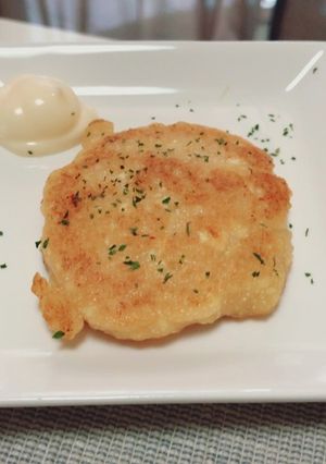 豆腐と明太子のモチモチお焼き:-)-レシピのメイン写真