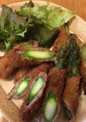 旦那絶賛♡色味も綺麗♡アスパラの肉巻き-レシピのメイン写真