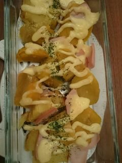 焼き芋でホットサラダ 簡単-レシピのメイン写真