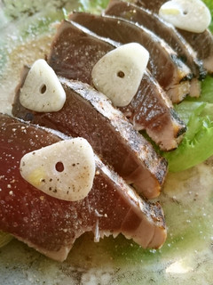 塩で食べる♪カツオのたたき-レシピのメイン写真