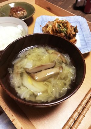 10分料理♡重曹で白菜とろりんスープ-レシピのメイン写真