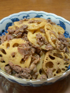 れんこんと牛肉のきんぴら-レシピのメイン写真