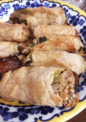 豚ロースで簡単野菜巻き！-レシピのメイン写真