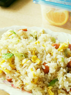 味付け簡単!じゃことレタスの炒飯(^^)-レシピのメイン写真