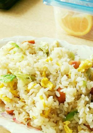 味付け簡単！じゃことレタスの炒飯(^^)-レシピのメイン写真