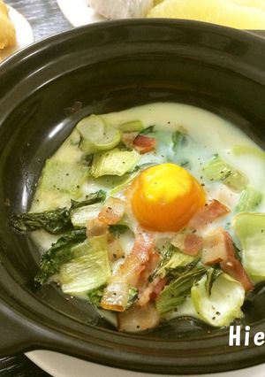 ちんげん菜ココット-レシピのメイン写真