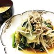 スープも!豚肉と白菜もやし小松菜の蒸し煮