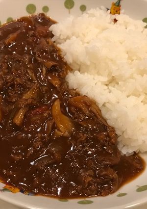 圧力鍋で、安い牛肉もとろけるハヤシライス-レシピのメイン写真