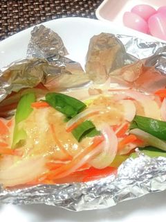 【★】鮭のマヨ味噌ホイル焼き-レシピのメイン写真