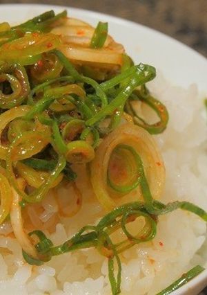 簡単 ピリ辛ネギ飯-レシピのメイン写真