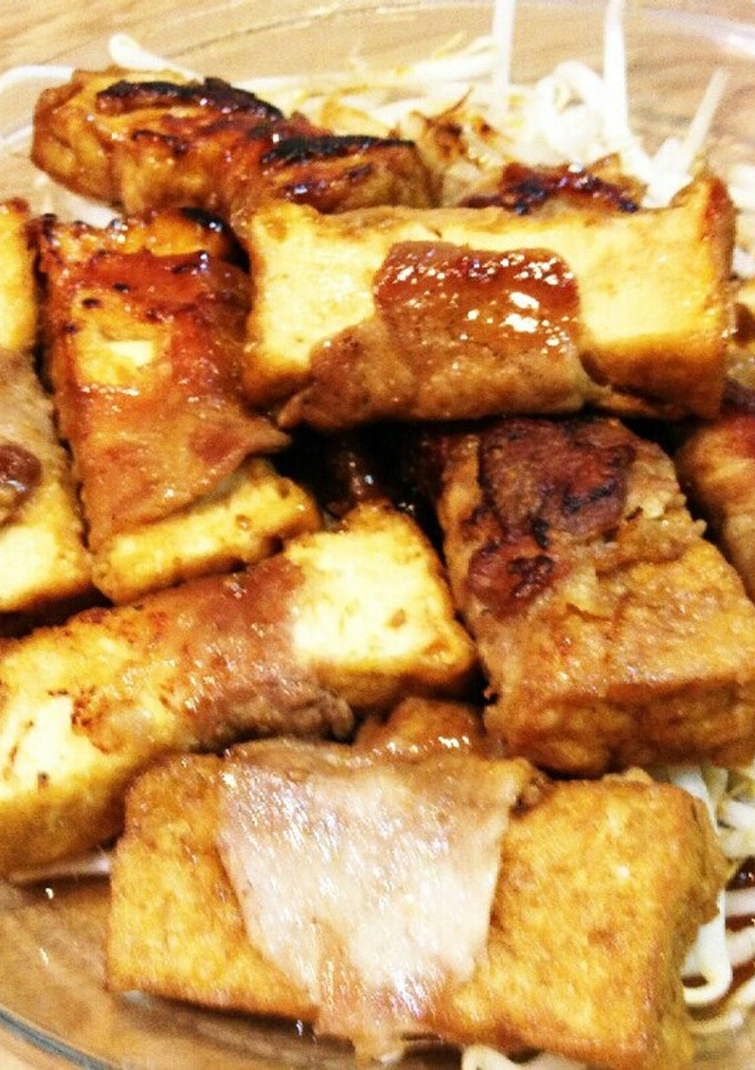 厚揚げの肉巻き-レシピのメイン写真