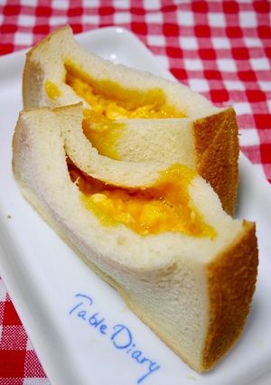 レンジで簡単！お寿司屋の卵ポケットサンド-レシピのメイン写真