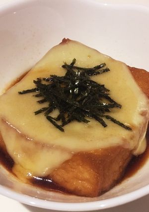 簡単！厚揚げ甘辛煮〜チーズのせ〜-レシピのメイン写真