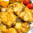 柔らかむね肉のマヨカレー焼き*´ω`*♡