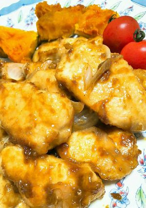 柔らかむね肉のマヨカレー焼き*´ω`*♡-レシピのメイン写真