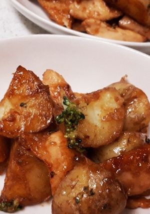 時短～鶏むね肉と新じゃがのポン照り焼き-レシピのメイン写真