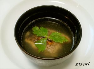 香ばし美味しい！鯛のアラのお吸い物！-レシピのメイン写真
