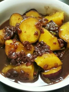 さつま芋とあずきの甘煮-レシピのメイン写真