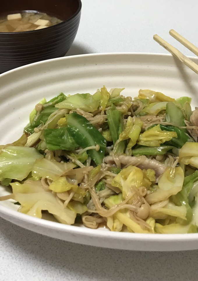 豚丼のたれで簡単豚肉入り野菜炒め-レシピのメイン写真