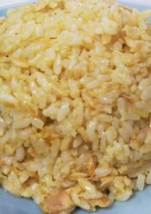 ごま油香る☆俺のずぼらツナチャーハン！-レシピのメイン写真