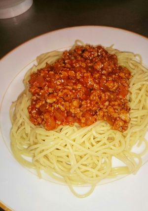 ミートソーススパゲッティー【バリ旨レシピ-レシピのメイン写真