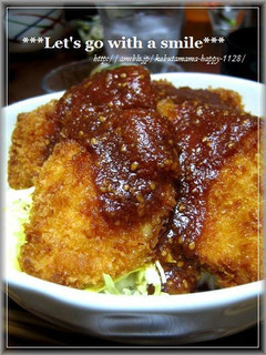 我が家で大人気♪^^ソースチキンカツ丼♪-レシピのメイン写真