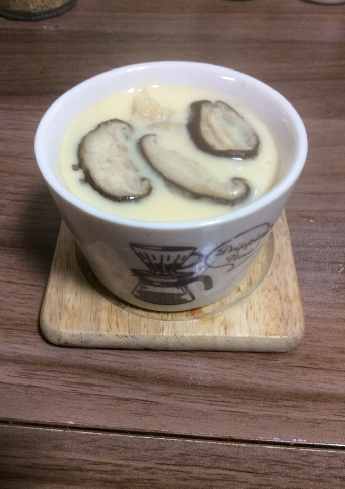 椎茸と鶏肉の茶碗蒸し-レシピのメイン写真