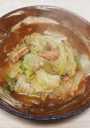 鯖の水煮缶と白菜の煮物☆材料２つ＋麺つゆ-レシピのメイン写真
