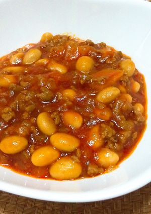 【龍愛】給食メニュー☆ポークビーンズ-レシピのメイン写真