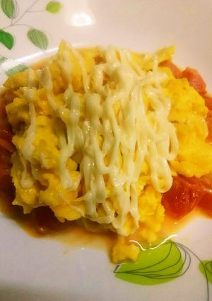 簡単!トマトと卵DEマヨネーズ炒め♪-レシピのメイン写真