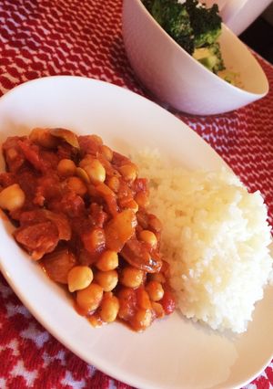 チョリソとひよこ豆のトマト煮込み-レシピのメイン写真