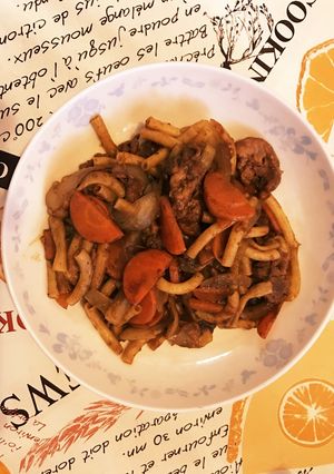 カレーマカロ二(^O^)b-レシピのメイン写真