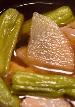 シシトウ入り肉汁-レシピのメイン写真