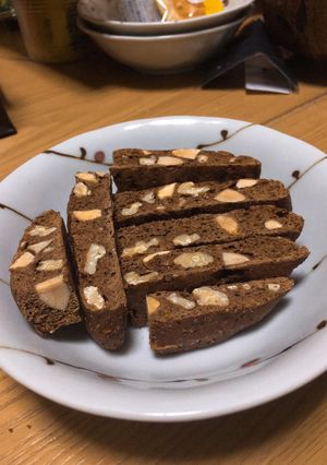 全粒粉100%ココアビスコッティ-レシピのメイン写真
