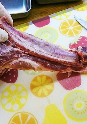 肉屋流スペアリブ食べやすく捌き方-レシピのメイン写真