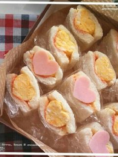 簡単♥一口サンドイッチ花見お出かけv②-レシピのメイン写真