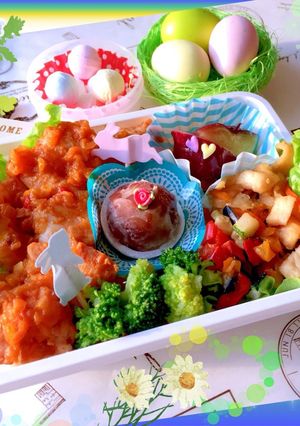 タンドリーチキンでイースターランチ-レシピのメイン写真