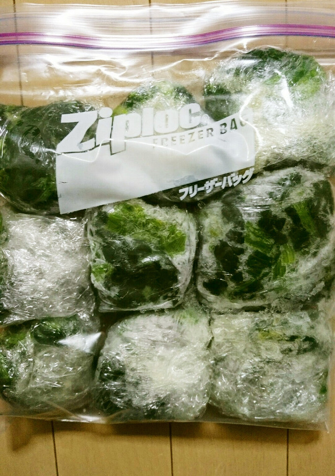 小分けで便利★ほうれん草の冷凍保存-レシピのメイン写真