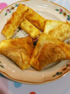 簡単揚げ物☆ワンタンの皮揚げ-レシピのメイン写真