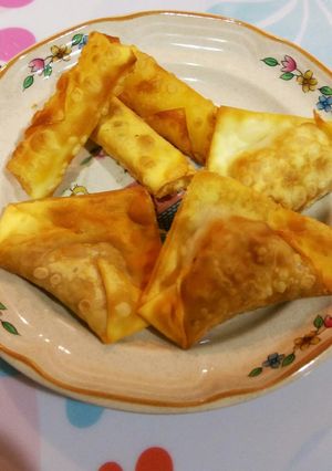 簡単揚げ物☆ワンタンの皮揚げ-レシピのメイン写真