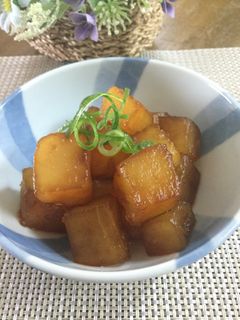 コロコロ大根の甘辛煮♡-レシピのメイン写真