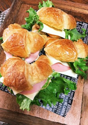 簡単･クロワッサンサンド-レシピのメイン写真