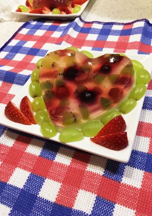 寒天で簡単☆２層のゼリーケーキ-レシピのメイン写真