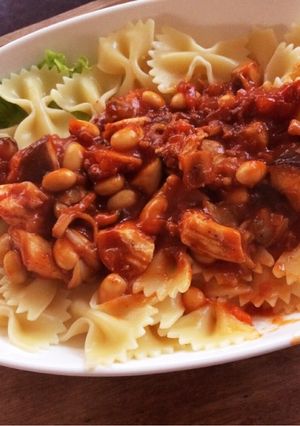 お豆とささみ肉のトマトソース-レシピのメイン写真