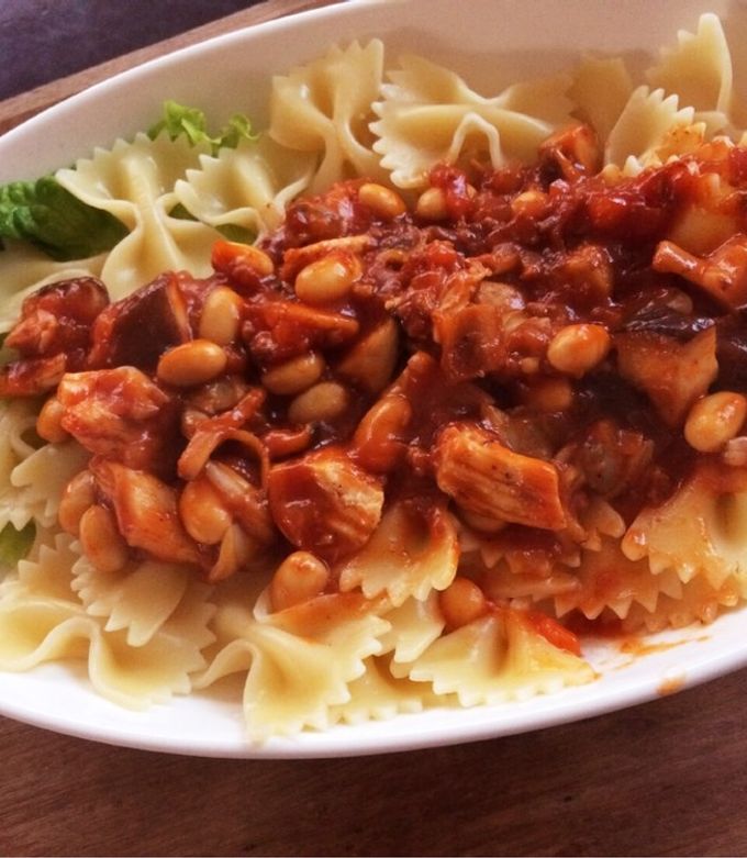 お豆とささみ肉のトマトソース-レシピのメイン写真