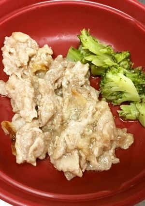 栄養士献立 豚肉の香味焼き-レシピのメイン写真