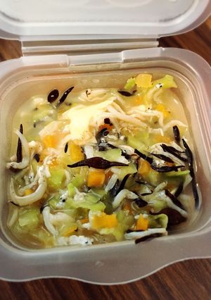 体にいい中期後期！シラスひじき野菜味噌汁-レシピのメイン写真